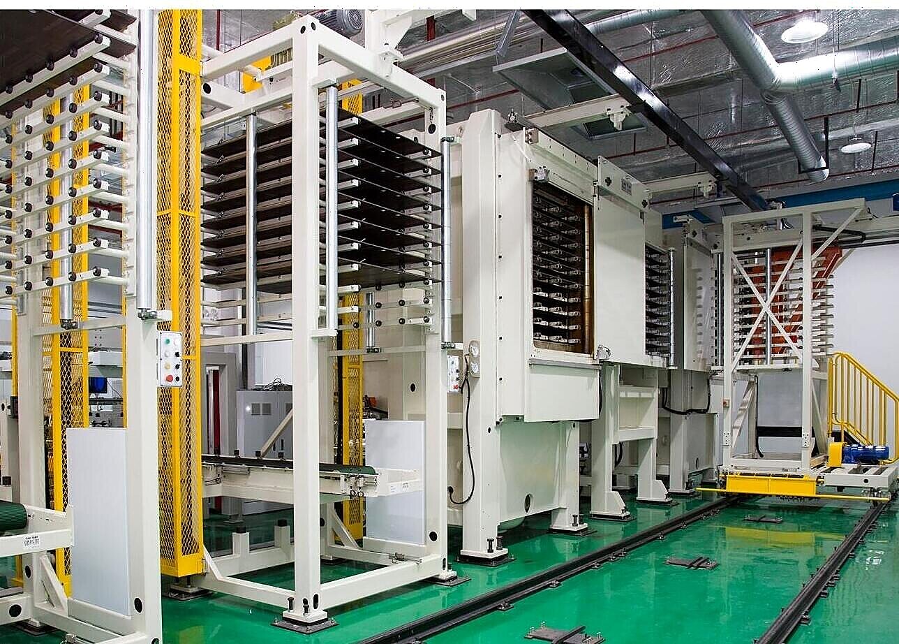 Lamination Press at the Yongzhao Electronics PCB factory