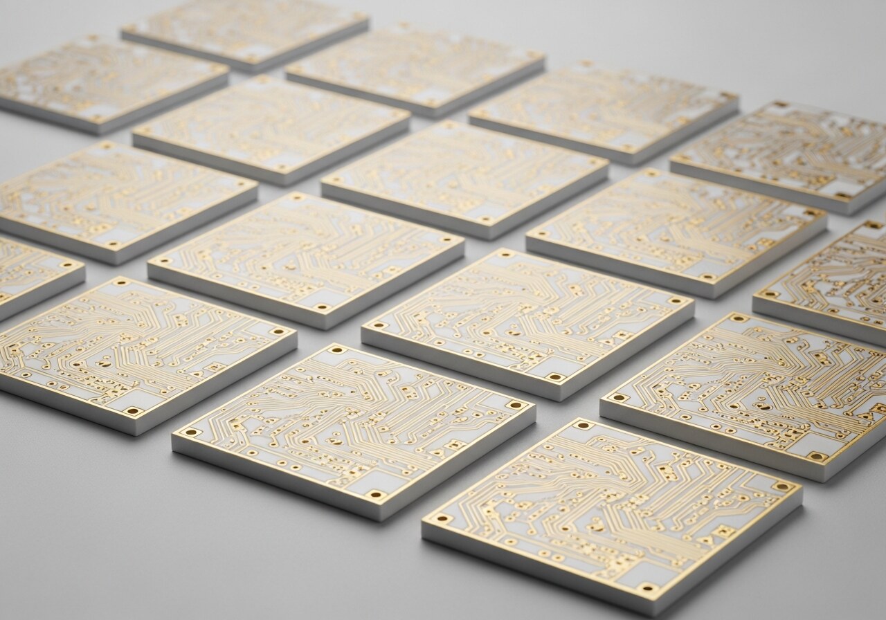 Ceramic substrate PCB manufactured by Yongzhao Electronics