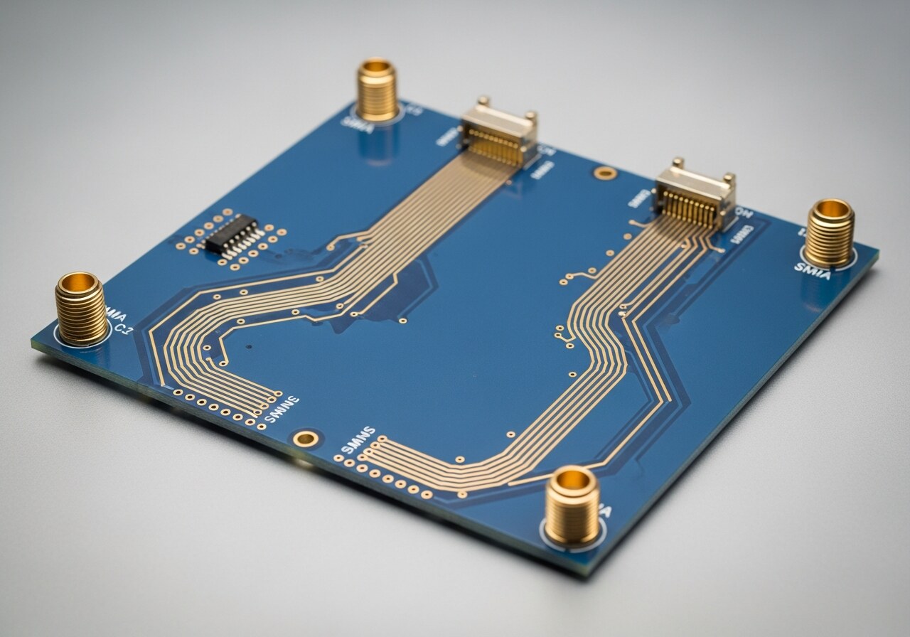 High frequency RF PCB manufactured by Yongzhao Electronics